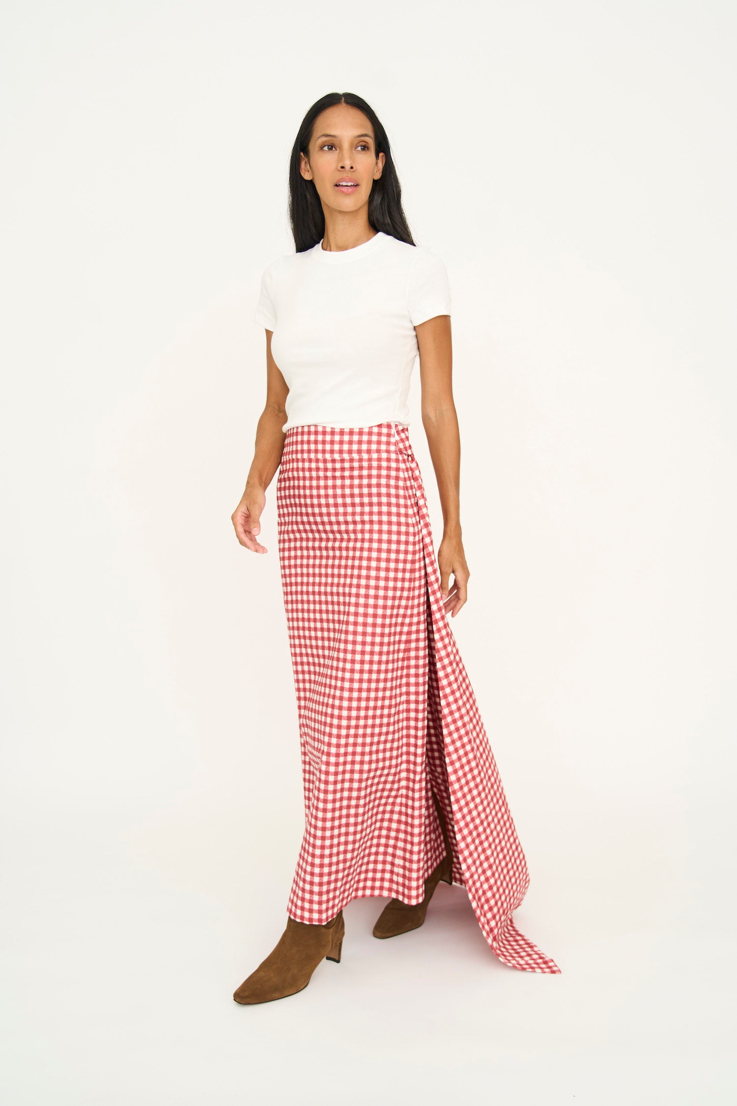 スカート AM1300 ANDMARY Mia check skirt ANDMARY】Mia check skirt