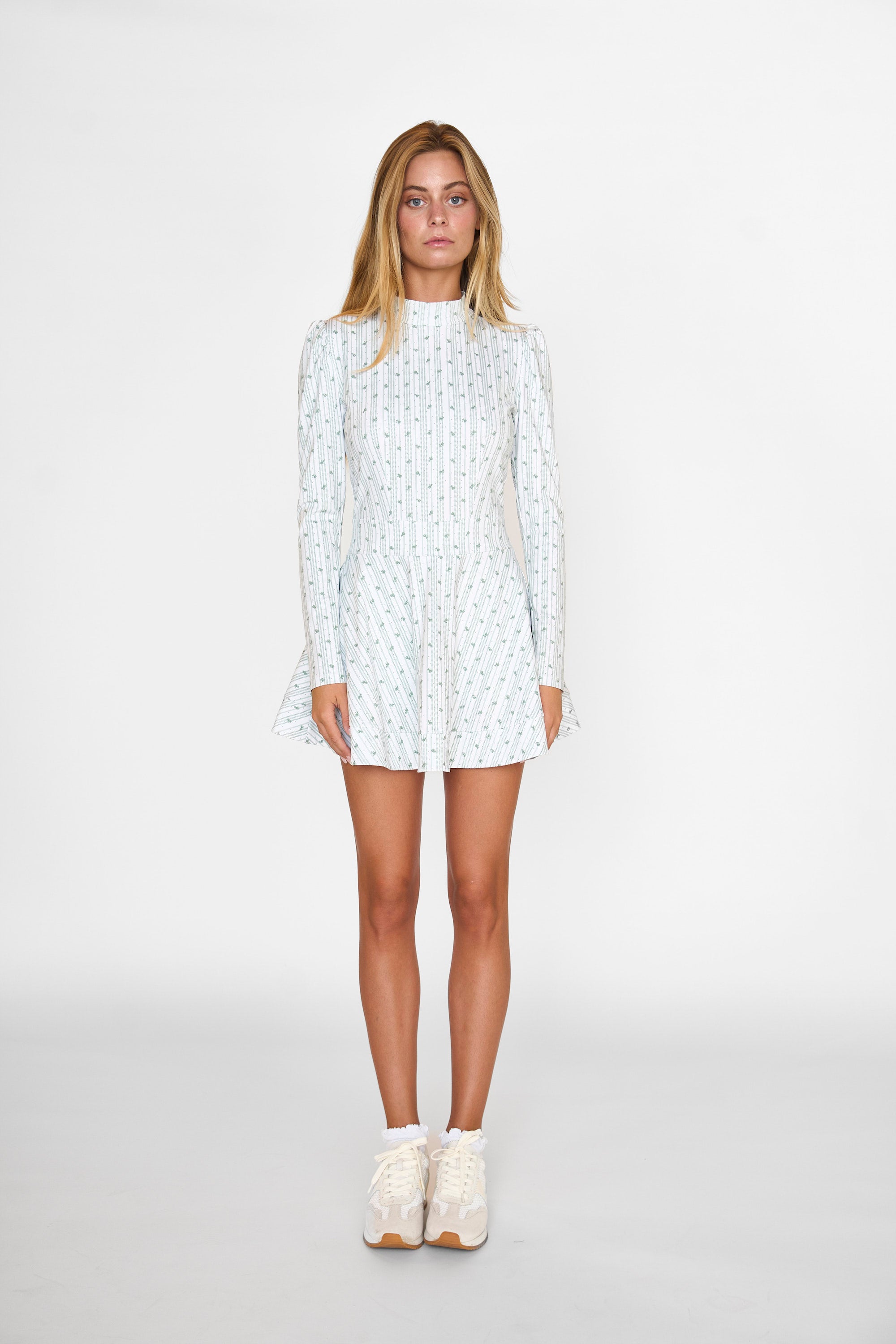 Long Sleeve Montauk Mini Dress – Byrdie Golf Social Wear