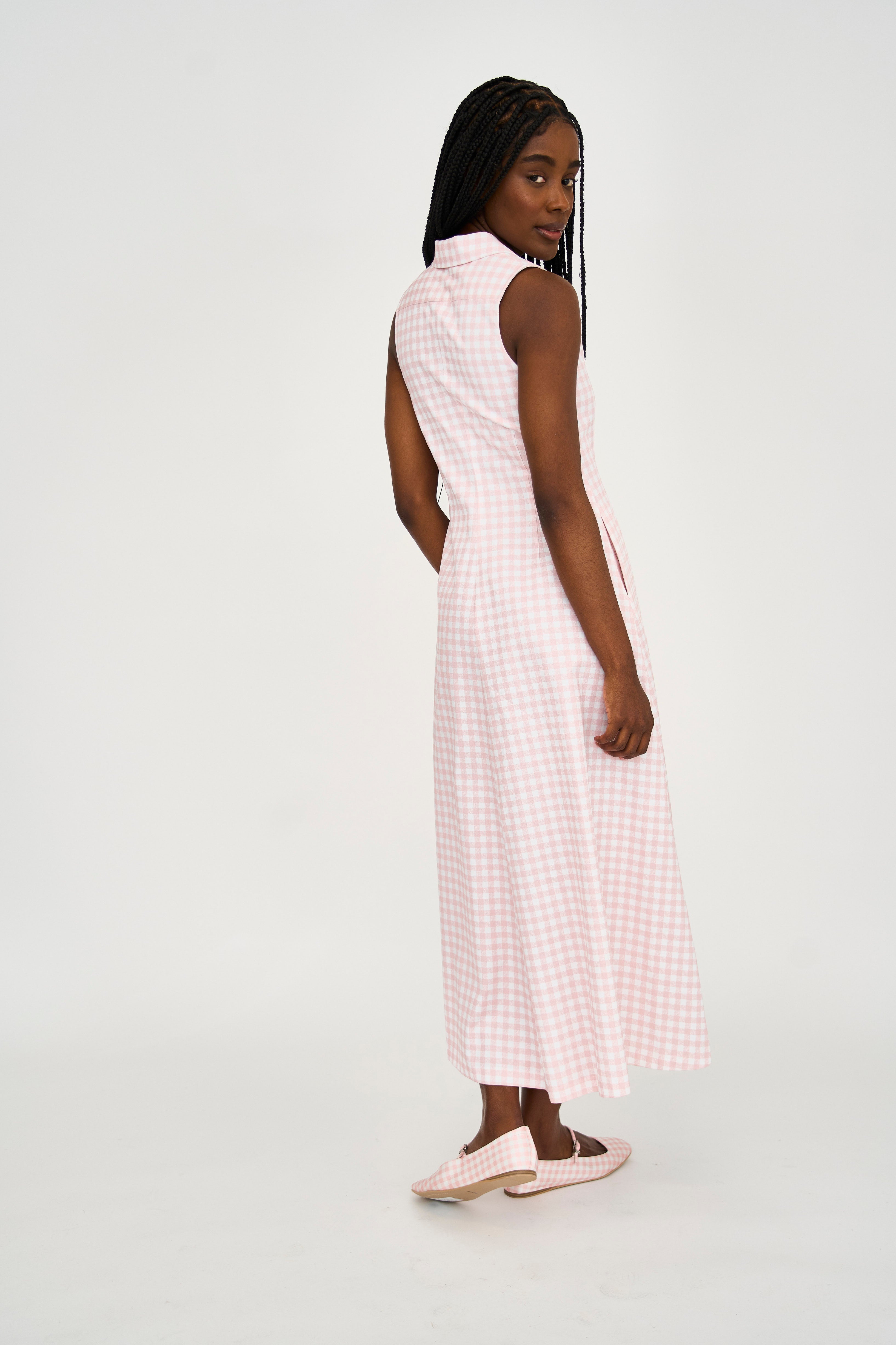 Rosé Midi Dress