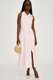Rosé Midi Dress