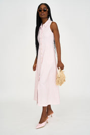 Rosé Midi Dress