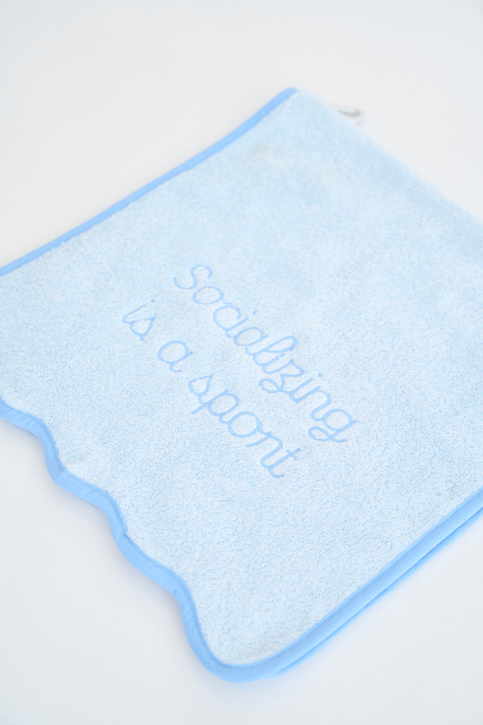 "Socializing Is A Sport" Golf Towel