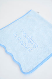 "Socializing Is A Sport" Golf Towel