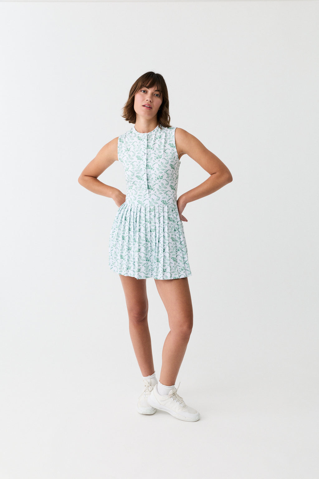 P-Town Pleated Mini Dress