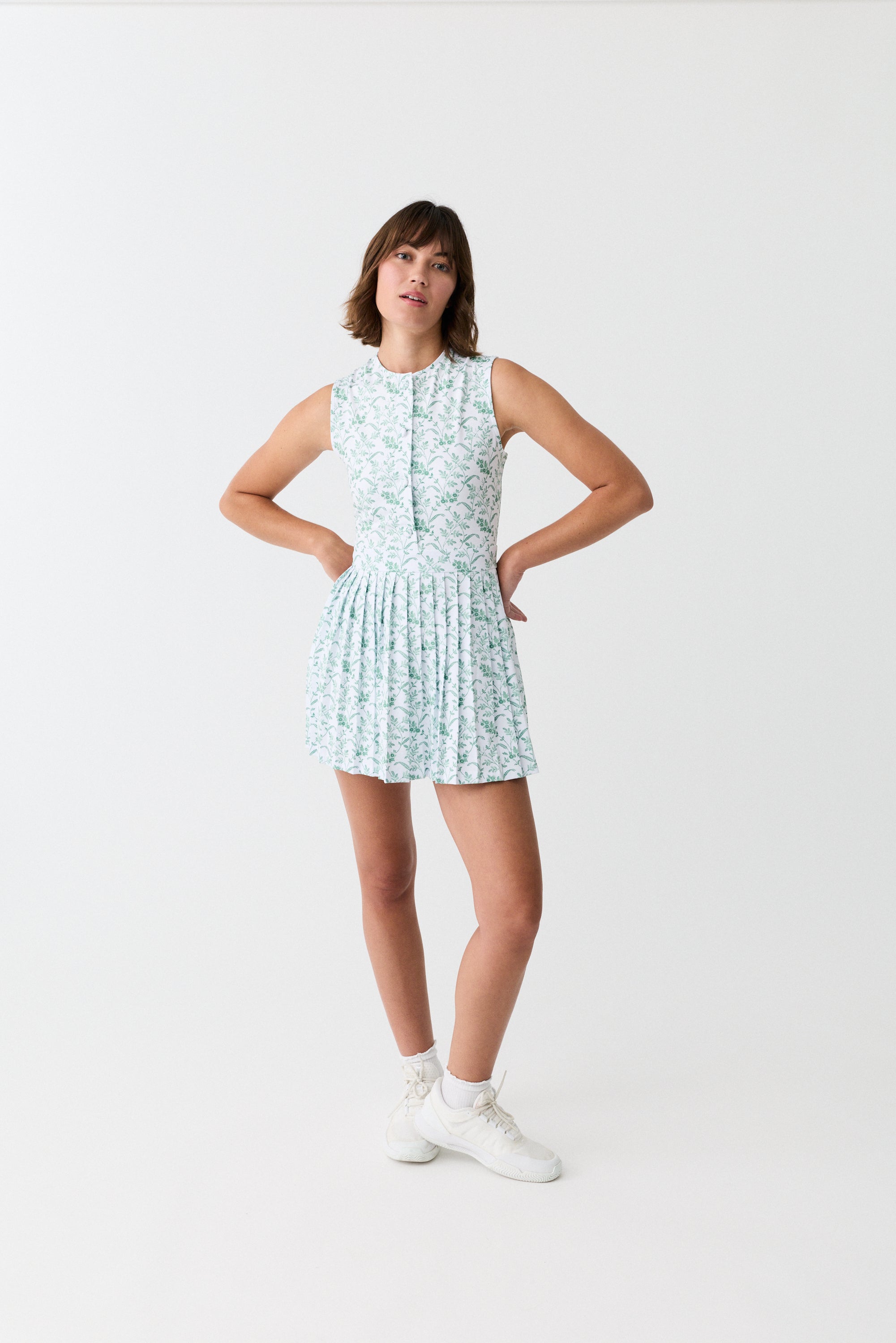 P-Town Pleated Mini Dress