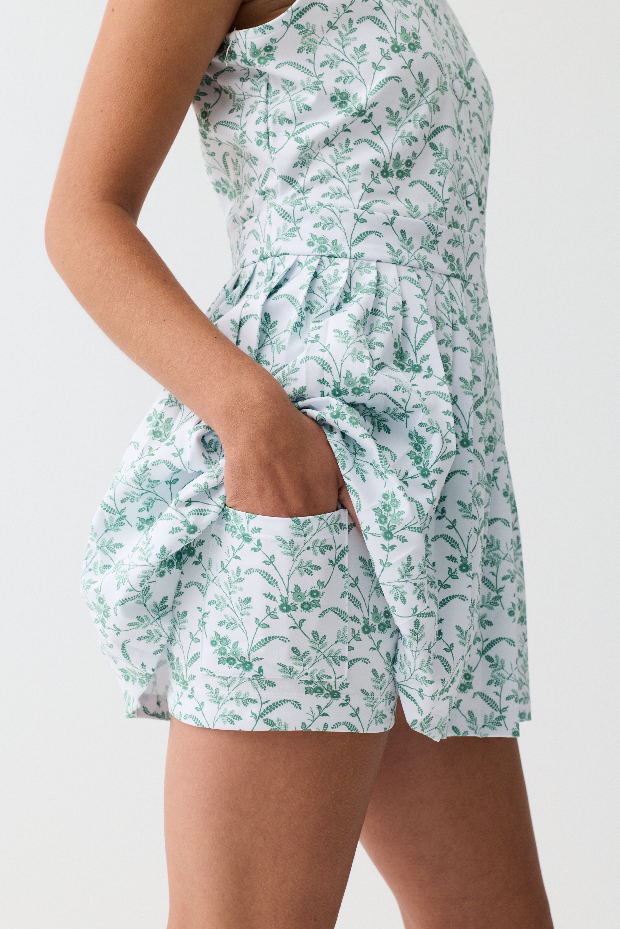 P-Town Pleated Mini Dress