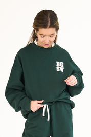 Social Sweatshirt In Green
