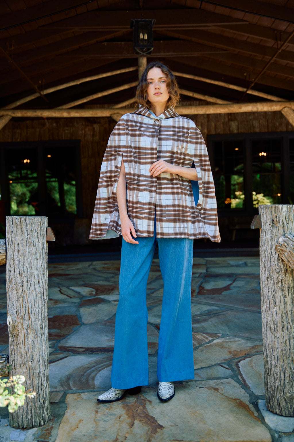 Reversible Paris Poncho