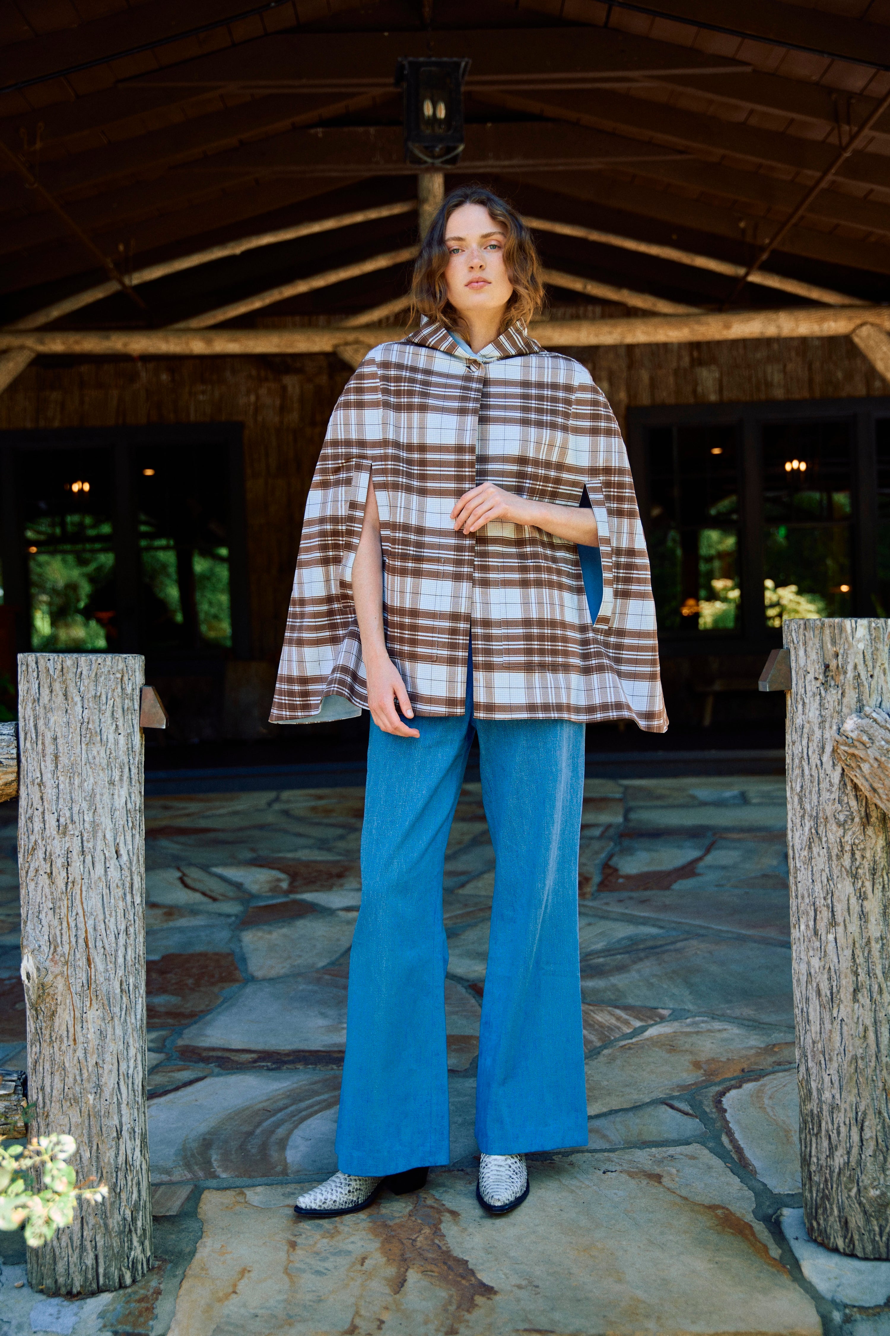 Reversible Paris Poncho
