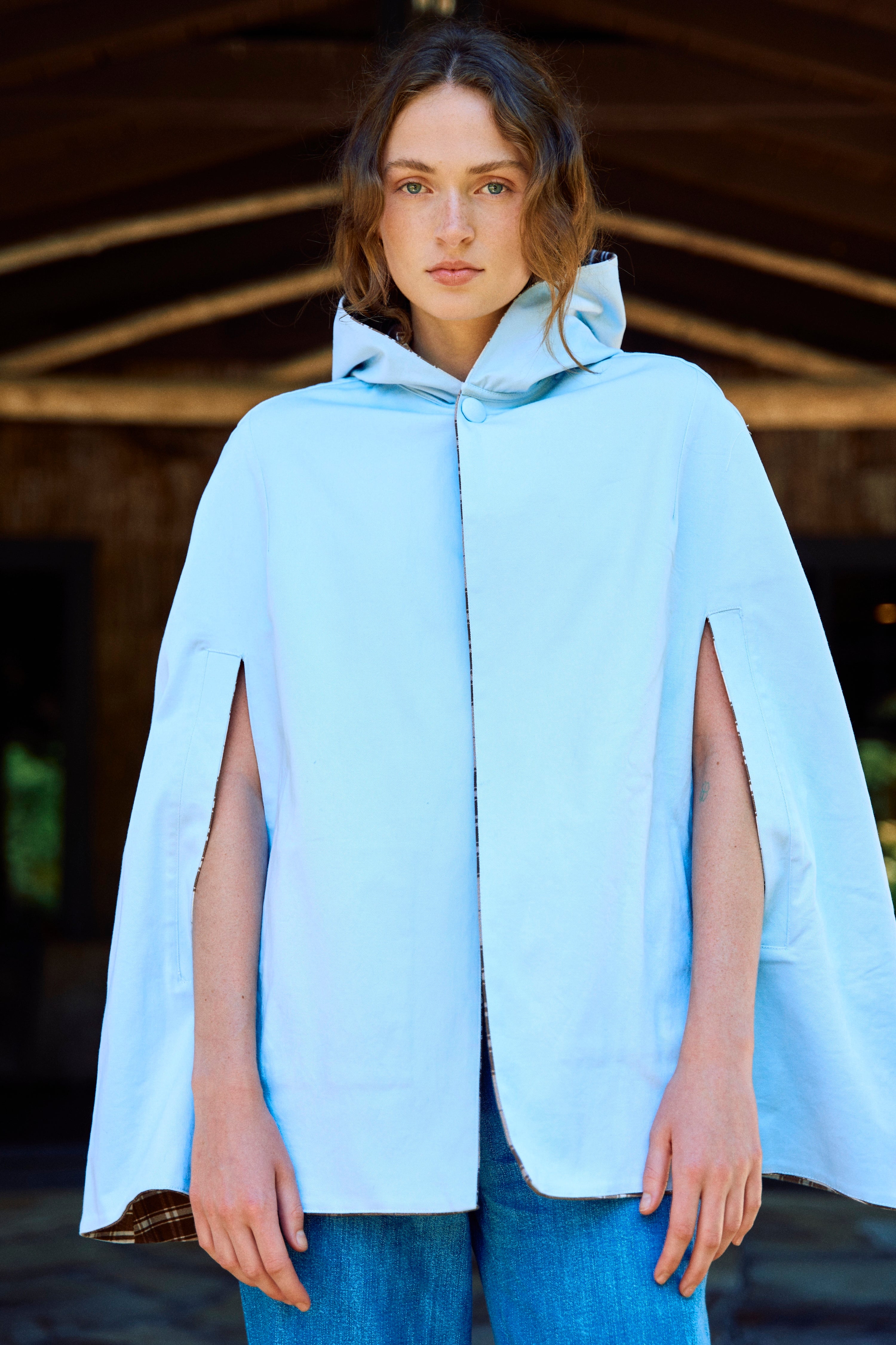 Reversible Paris Poncho