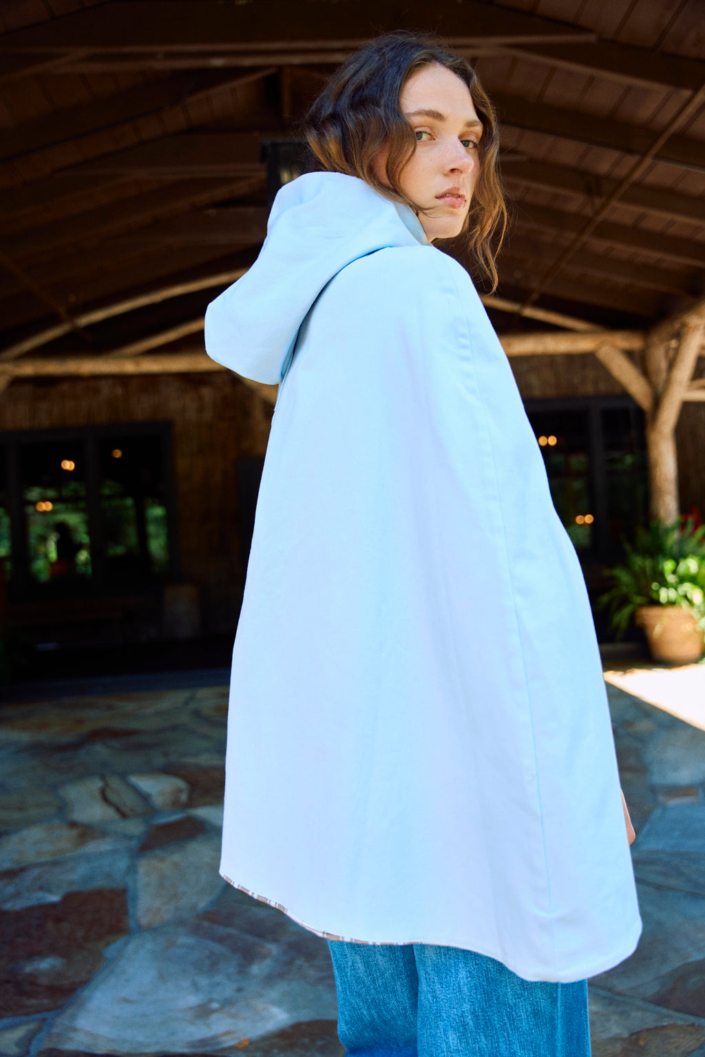 Reversible Paris Poncho
