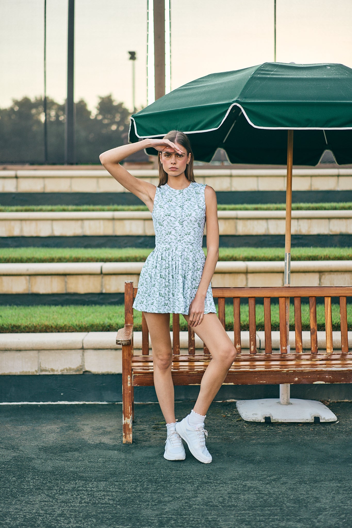 P-Town Pleated Mini Dress